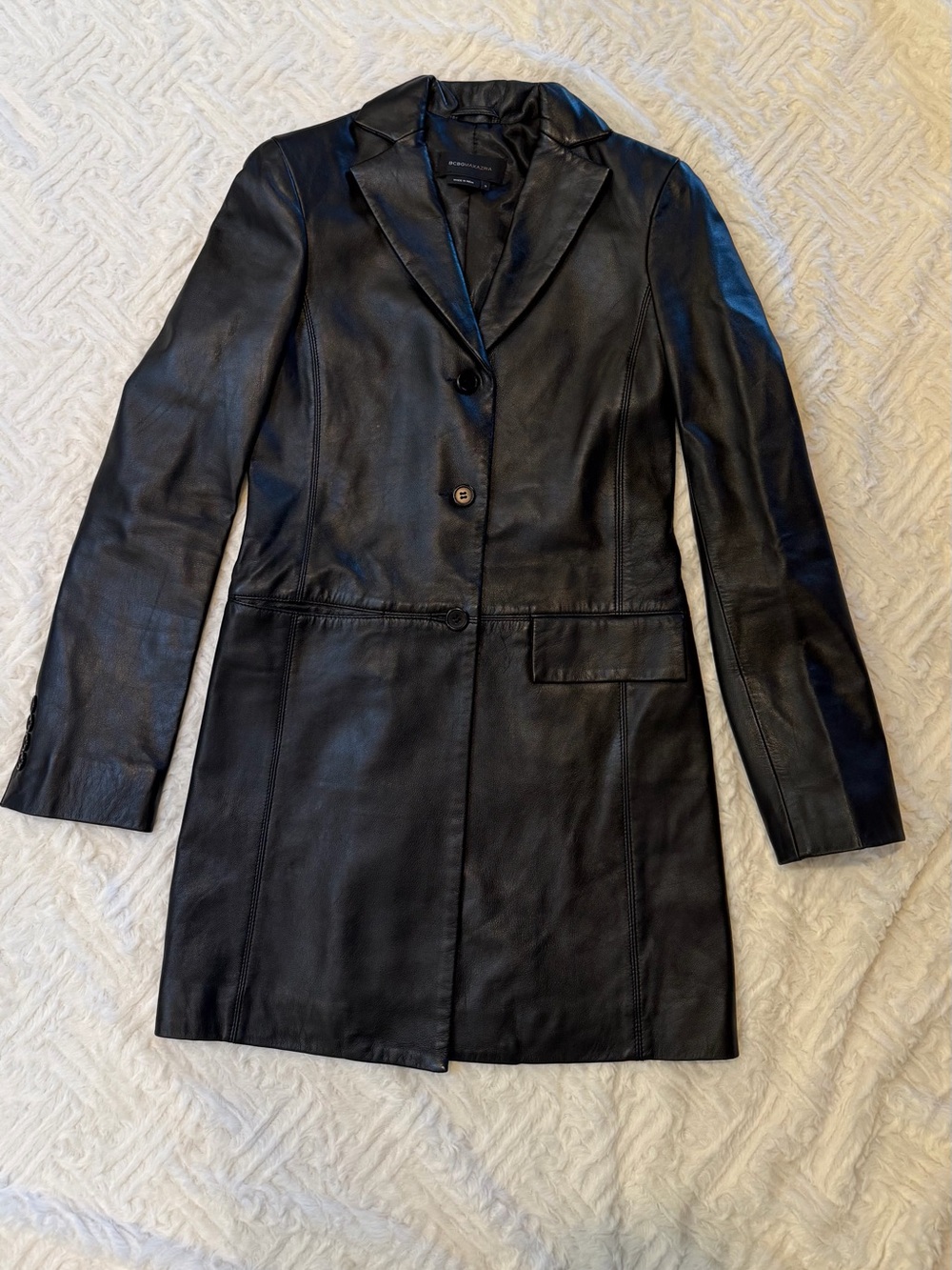 BCBGMaxAzria Black Leather Jacket